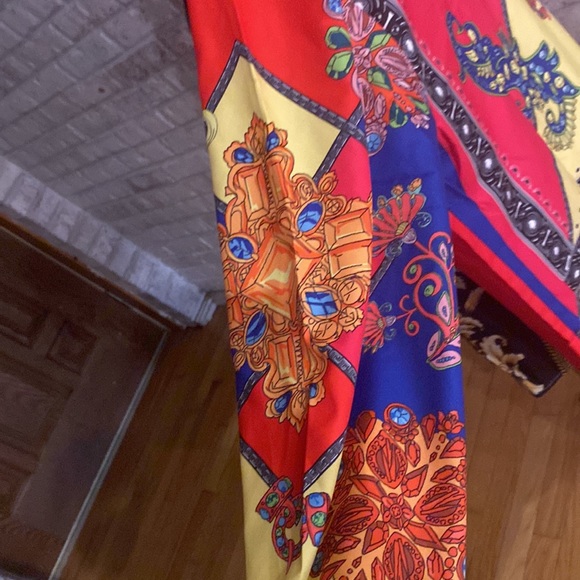 Franco P Collezione di capi Versace style vintage silky button down new size xl - Picture 4 of 5